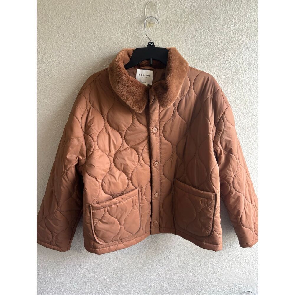 ❤️OFFLine By Aerie Quilted Chore Jacket NWT